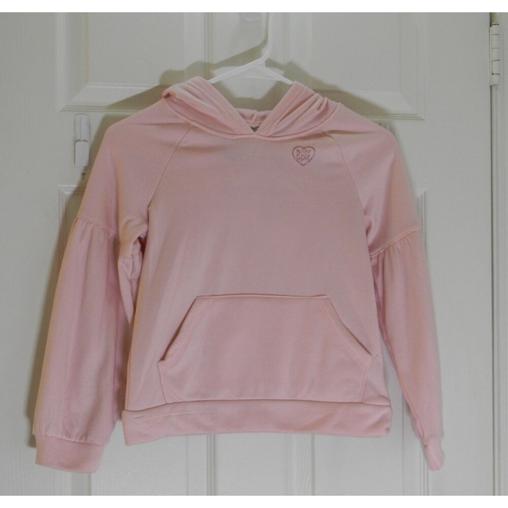 Body Glove Girls Pink Hoodie Sz 10 Front Pockets Sweatshirt